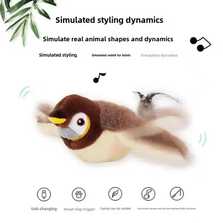 PetFun™ Interactive Catnip Bird