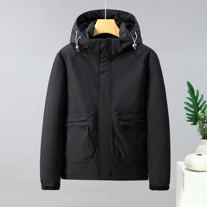 Men’s Outdoor Cycling Fleece Jacket – Lightweight Warm Workwear Coat for Teens