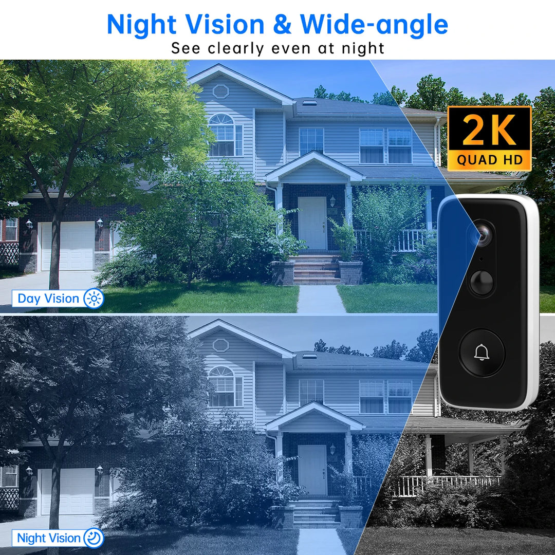 2K WiFi Doorbell™ – Smart Home Video Intercom