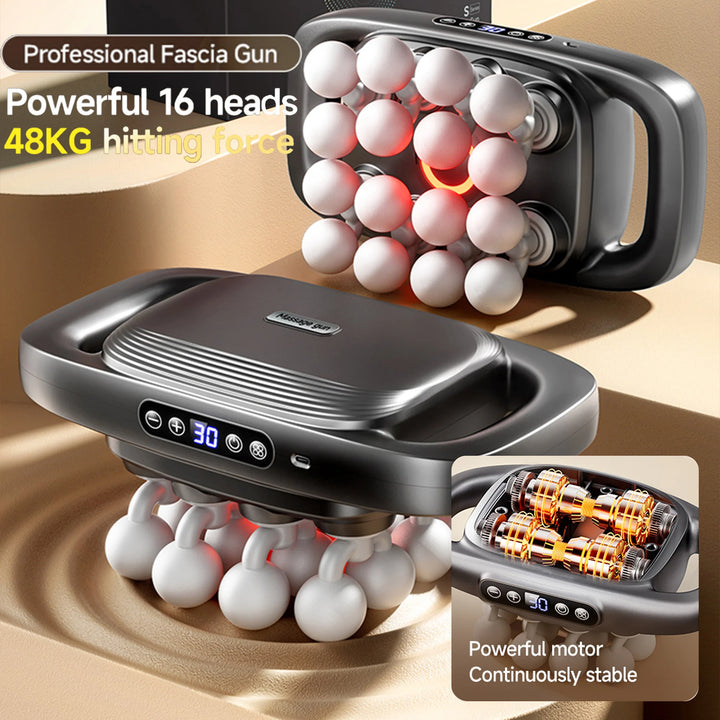 BodyRevive™ Tiefengewebsmassagegerät – 16 Aufsätze