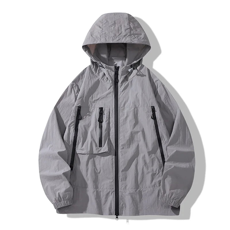 Unisex Waterproof & Windproof Outdoor Jacket – Breathable Coat for Fishing, Camping & Autumn Activities