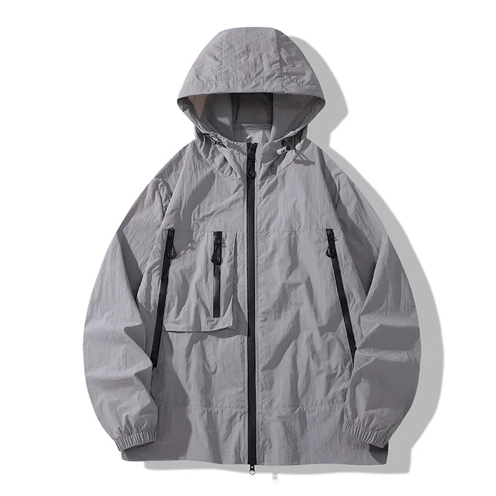 Unisex Waterproof & Windproof Outdoor Jacket – Breathable Coat for Fishing, Camping & Autumn Activities