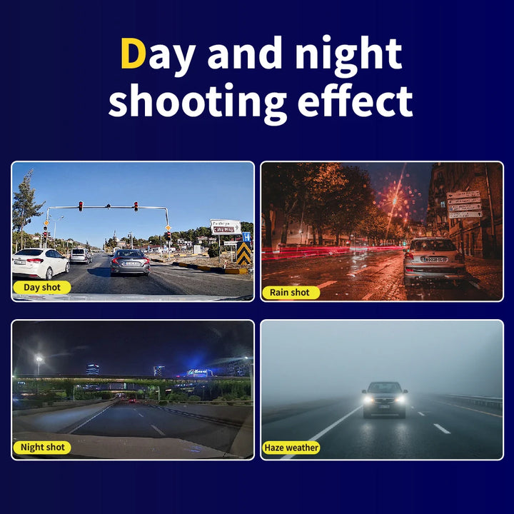 جهاز تسجيل فيديو رقمي للسيارة DriveEye™ بثلاث كاميرات بدقة 1080P FHD، صندوق أسود