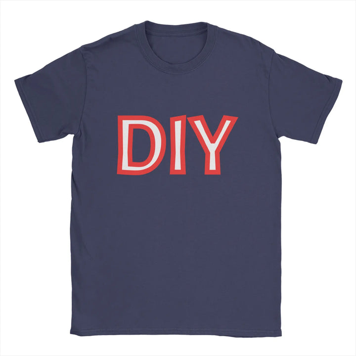 Men Women T-Shirts DIY Novelty Pure Cotton Tee Shirt Short Sleeve  T Shirts Round Collar Tops Plus Size Gift