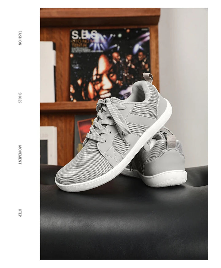 New Minimalist Shoes for Men Wide Toe Barefoot Zero Drop Shoes Casual Breathable Mesh Lightweight Walking Sneakers Man