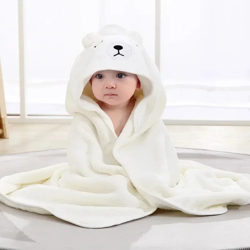 BabyJoy™ Cartoon Hooded Towel 80x80cm