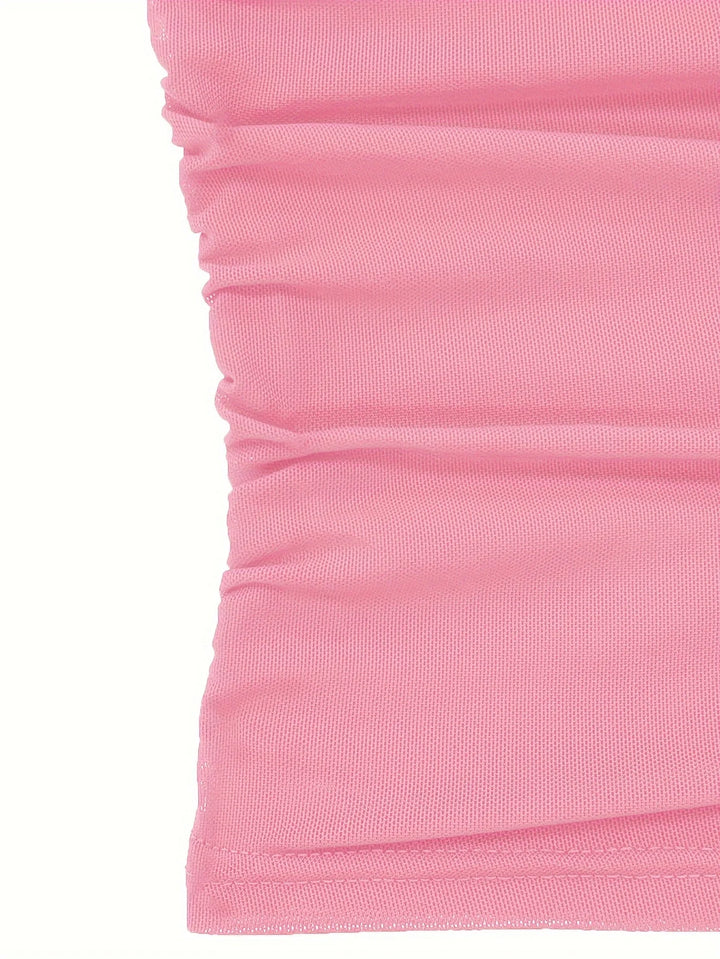 2025 Women’s Off-Shoulder Crop Top – Slim Fit Autumn/Winter Streetwear