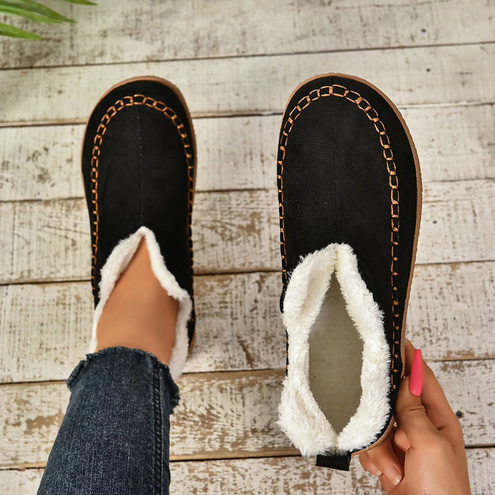 Women’s Winter Ankle Boots – Fur-Lined Snow Shoes 2025