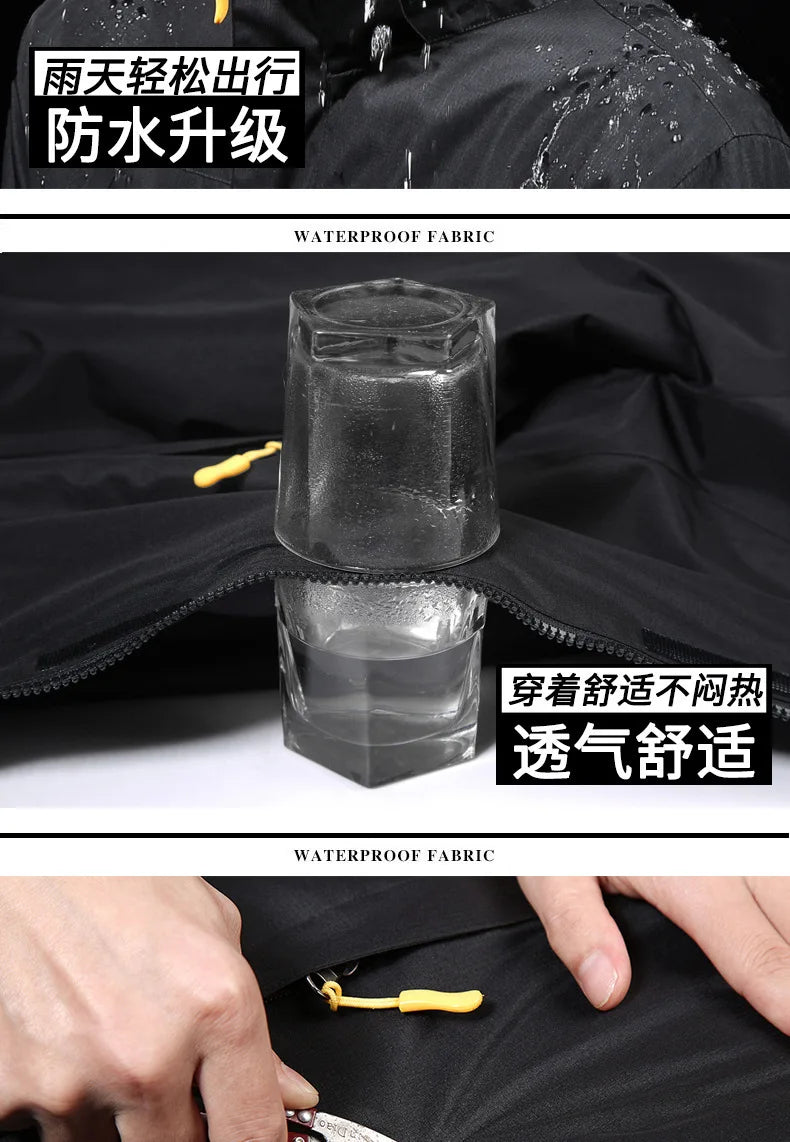 Men’s Winter Ski Jacket – Waterproof Windproof Snowboard & Trekking Coat