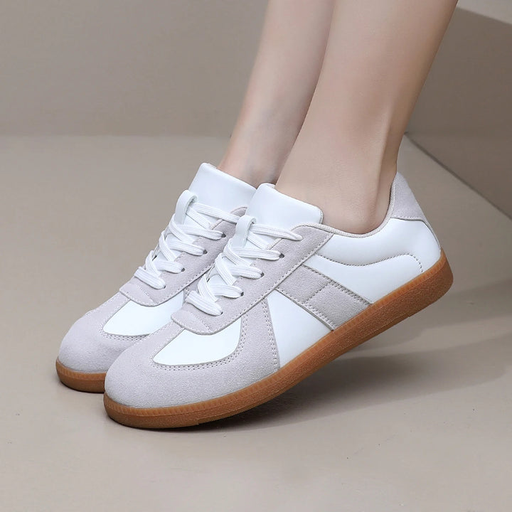 Women’s Casual Breathable Walking Sneakers – Flat Gym Shoes