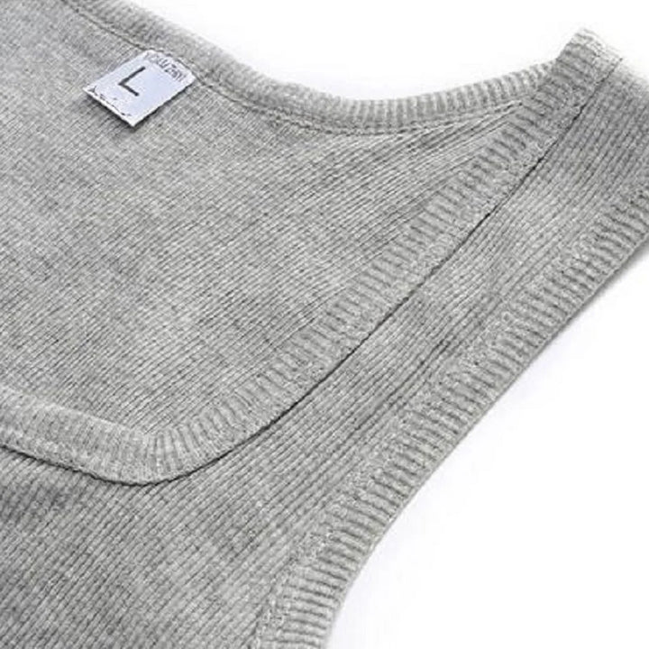 2024 Men’s Cotton Tank Top – Sleeveless Sports Vest, Quick Drying