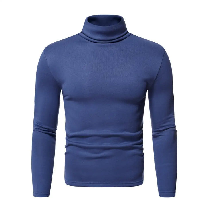 Men Turtleneck Sweater Design Long Sleeve Shirt top