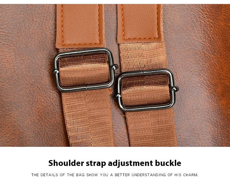 Women’s PU Leather Backpack – Fashion Daypack Shoulder Handbag