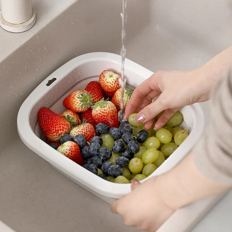 DrainEase™ Retractable Colander
