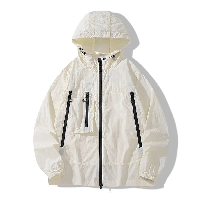 Unisex Waterproof & Windproof Outdoor Jacket – Breathable Coat for Fishing, Camping & Autumn Activities