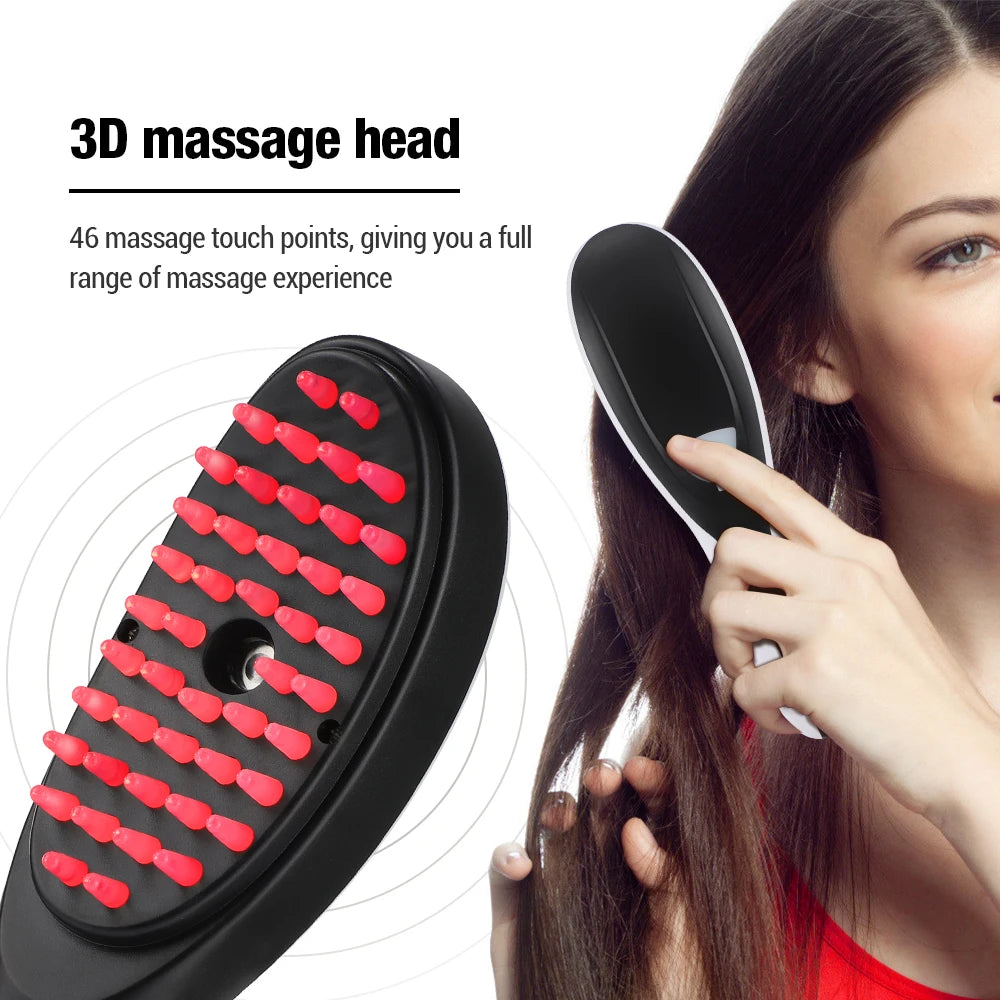 VibraGlow™ LED Hair Growth Comb