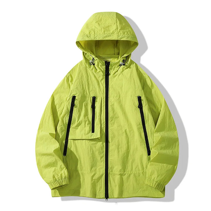 Unisex Waterproof & Windproof Outdoor Jacket – Breathable Coat for Fishing, Camping & Autumn Activities