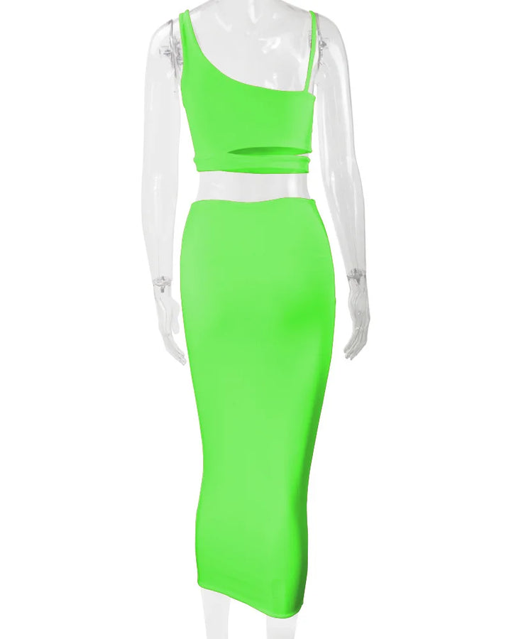 Women Dress Elegant Long Dresses Party Night Dress Women Dresses Woman Female Clothing Sexy Pleated Hollowout Two-piece Dress