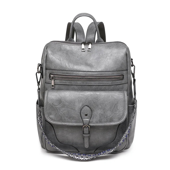 Women’s PU Leather Backpack – Fashion Anti-Theft Shoulder Bag