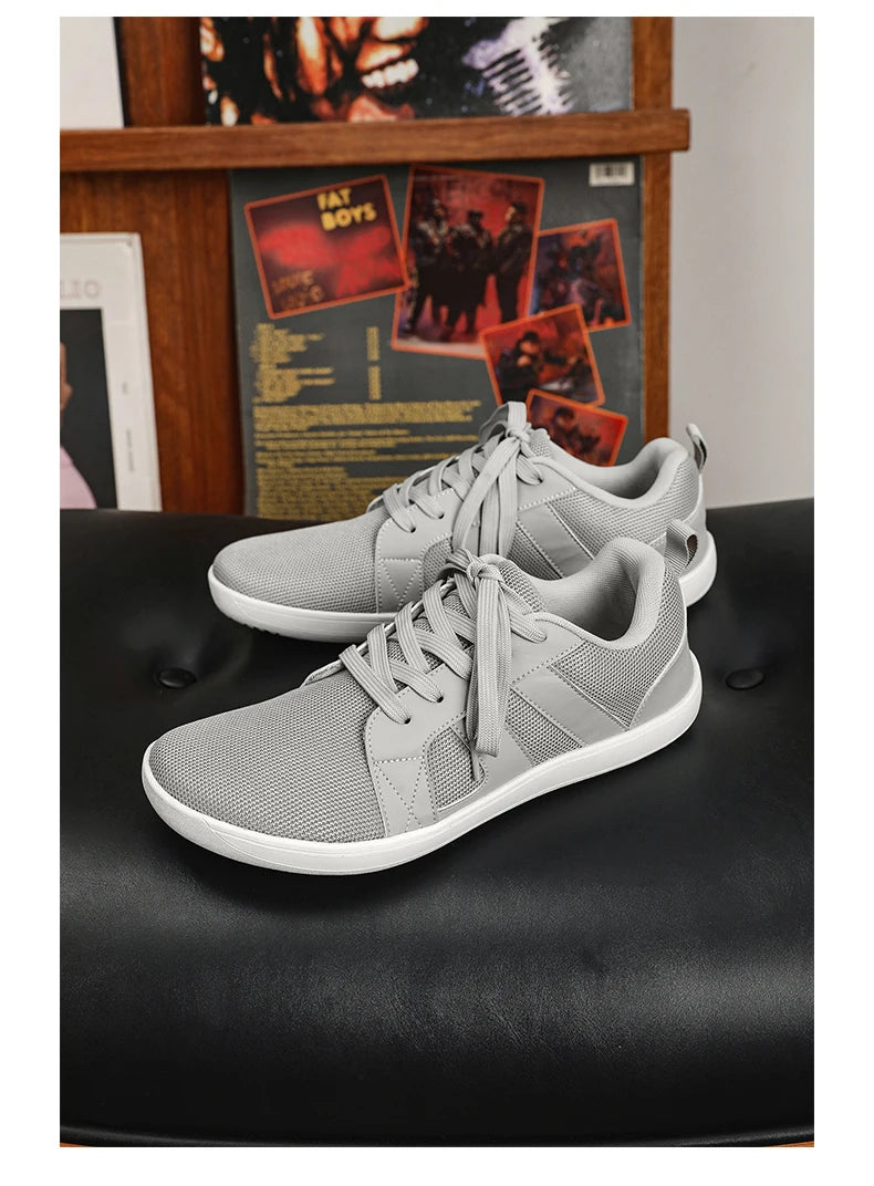 New Minimalist Shoes for Men Wide Toe Barefoot Zero Drop Shoes Casual Breathable Mesh Lightweight Walking Sneakers Man