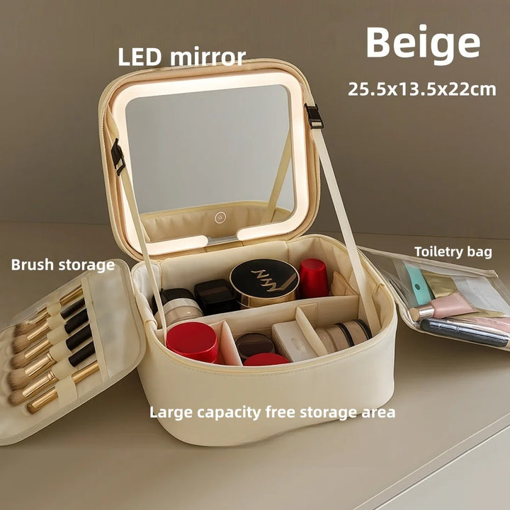 حقيبة مستحضرات التجميل المضيئة من شاين ميت™