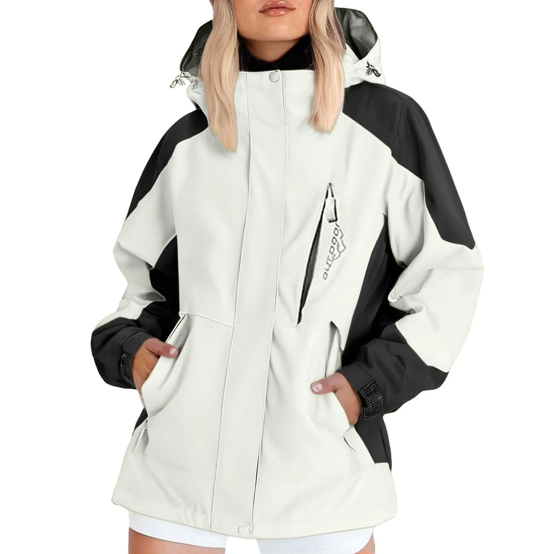 Unisex Hooded Ski Jacket – Waterproof Windproof Winter Snowboard Coat