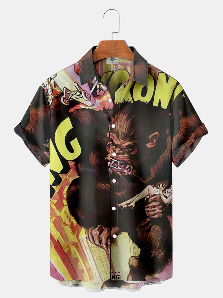 Men Shirts Y2K Clothing Funny For Men Hawaiian Harajuku 3D Printing Oversized Real Imported-china Camisa Floral Masculina Social