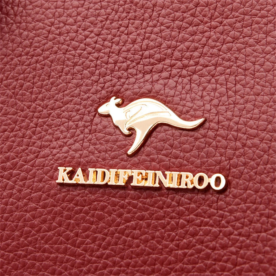 Luxury Women’s PU Leather Shoulder Bag – Designer Messenger Handbag