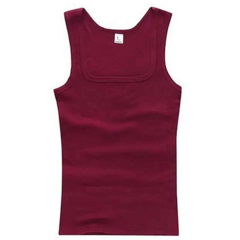 2024 Men’s Cotton Tank Top – Sleeveless Sports Vest, Quick Drying