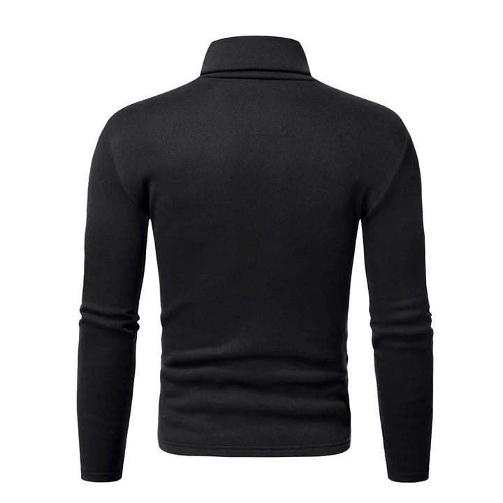 Men Turtleneck Sweater Design Long Sleeve Shirt top