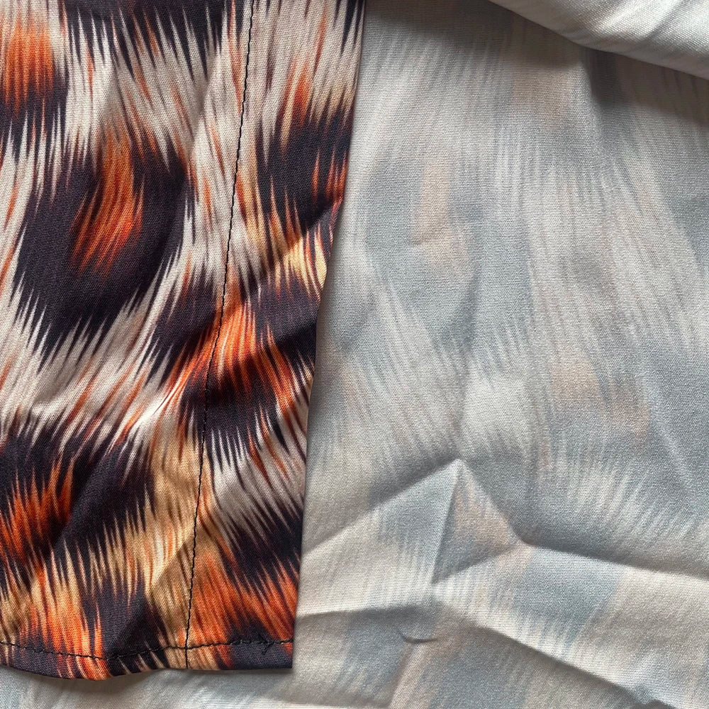 Men’s Hawaiian Fish Print Shirt – Long Sleeve Casual