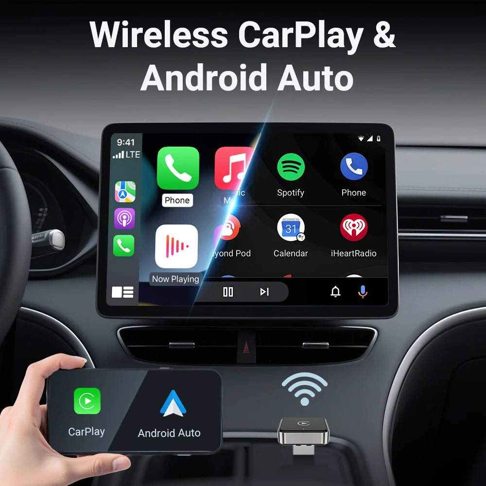 Wired to Wireless CarPlay Adapter