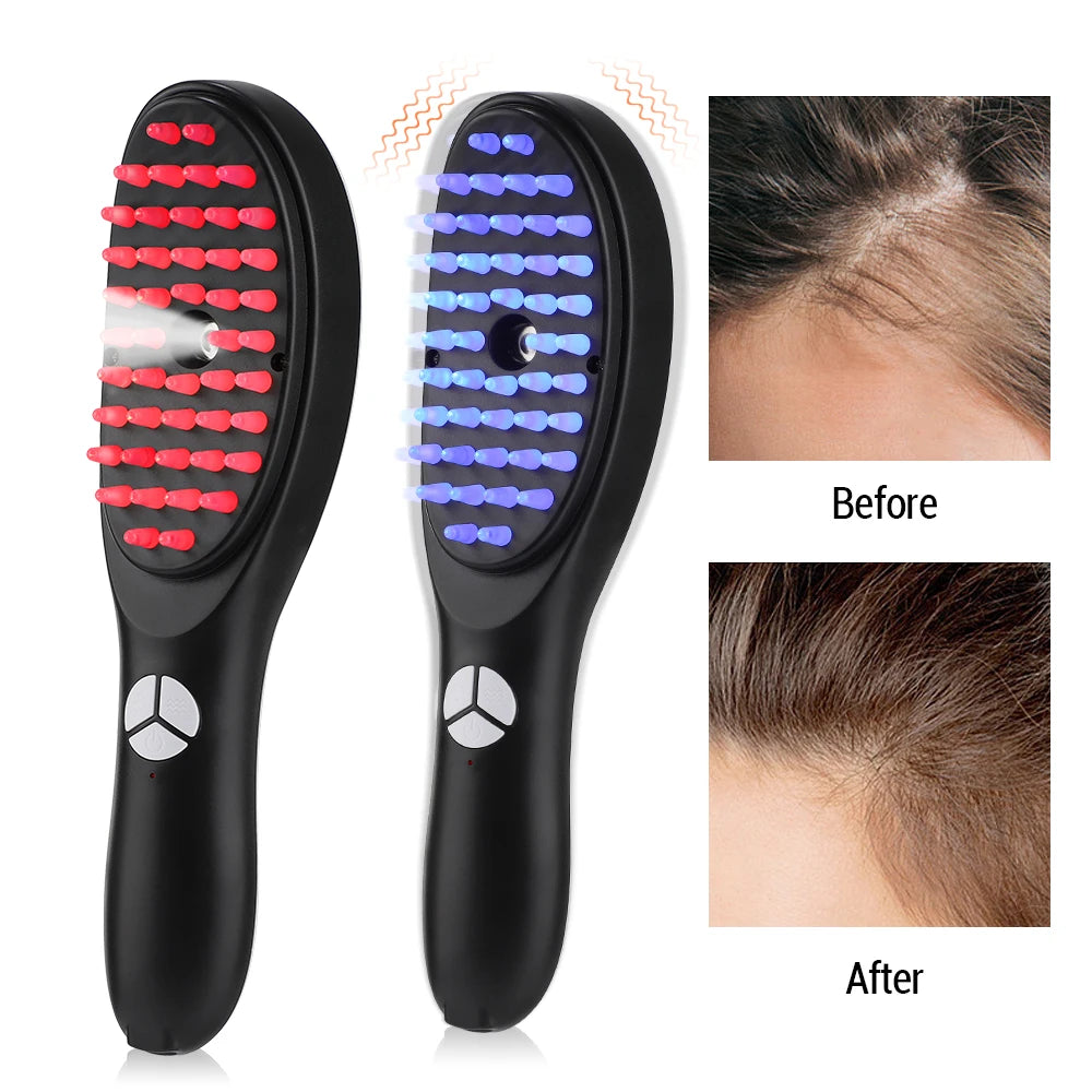 VibraGlow™ LED Hair Growth Comb