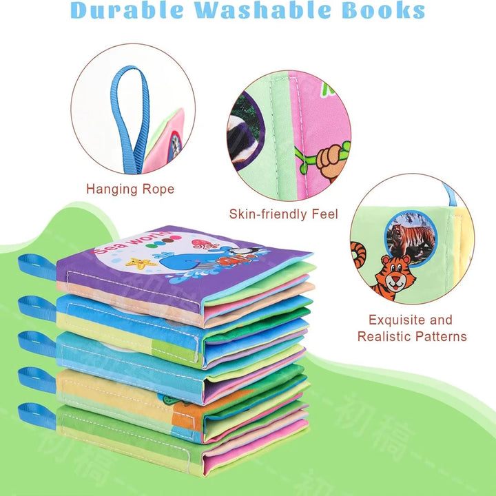 LittleLearners™ BPA-Free Cloth Book Set
