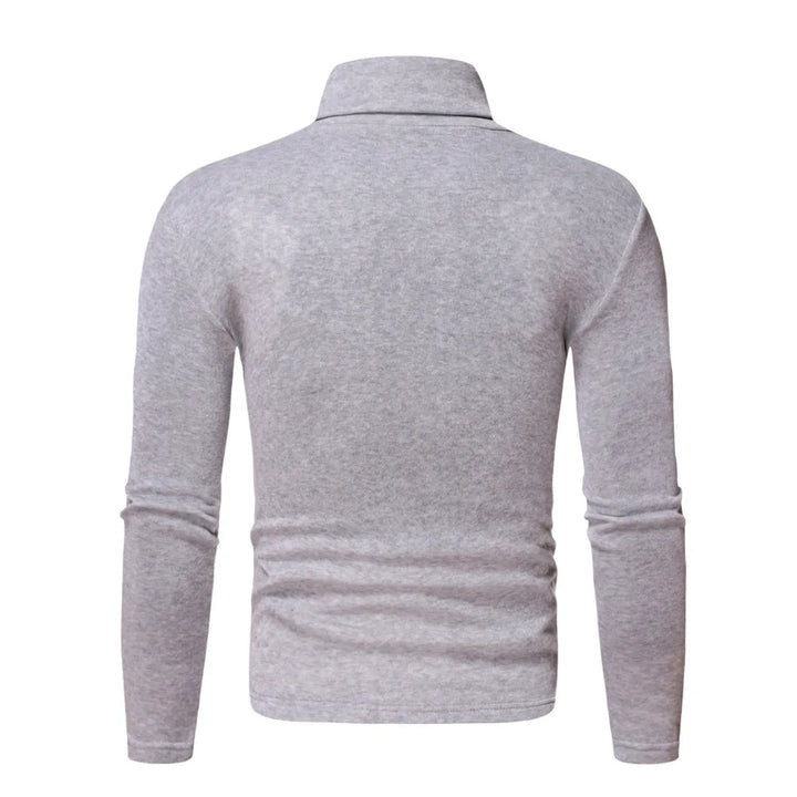Men Turtleneck Sweater Design Long Sleeve Shirt top