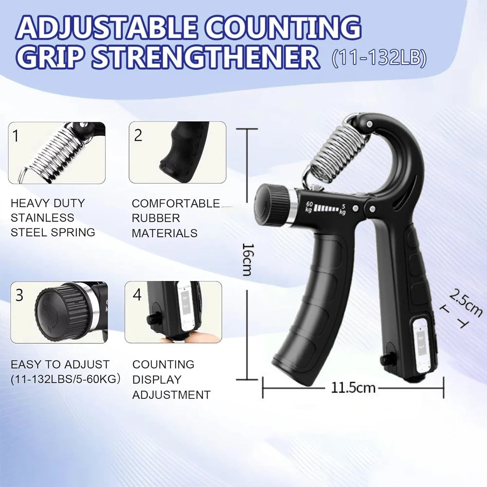 مجموعة تمارين FlexPro™ المكونة من 5 قطع لتقوية قبضة اليد والساعد