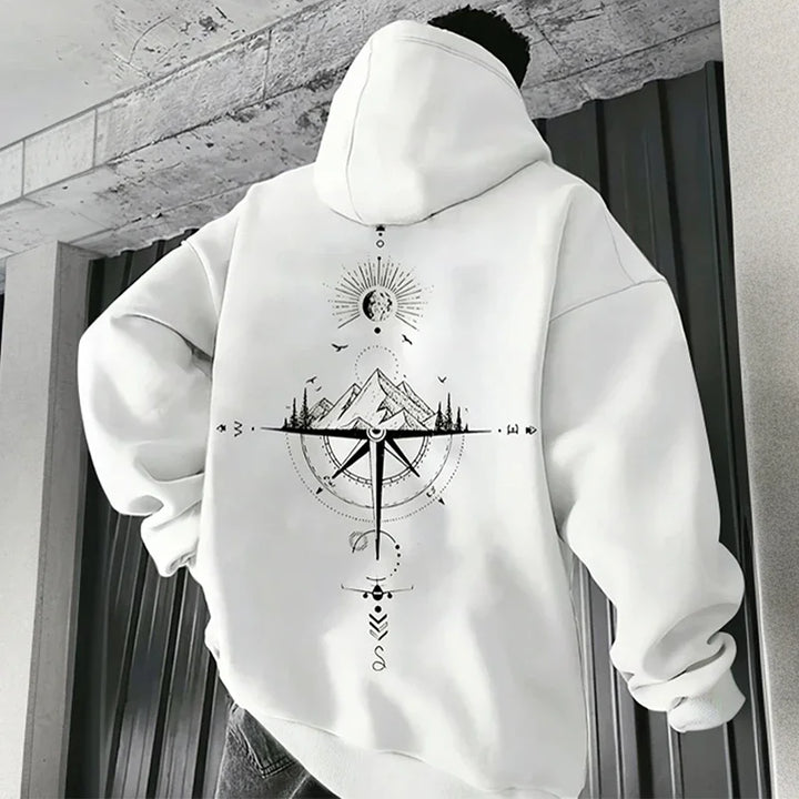 New High-quality Long-sleeved Hooded Sweatshirt for Adult Men in Autumn Winter A Casual and Loose Hoodie for Daily Outdoor Wear