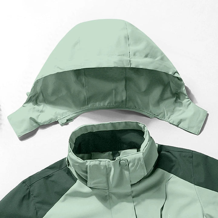 Unisex Hooded Ski Jacket – Waterproof Windproof Winter Snowboard Coat