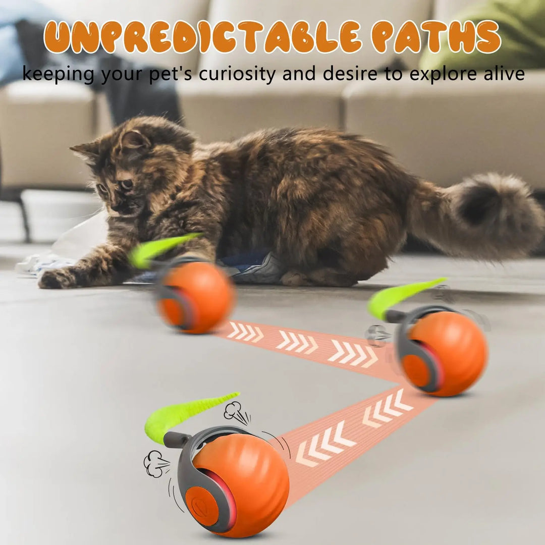 SpeedyTail™ 2-Speed Cat Toy Ball