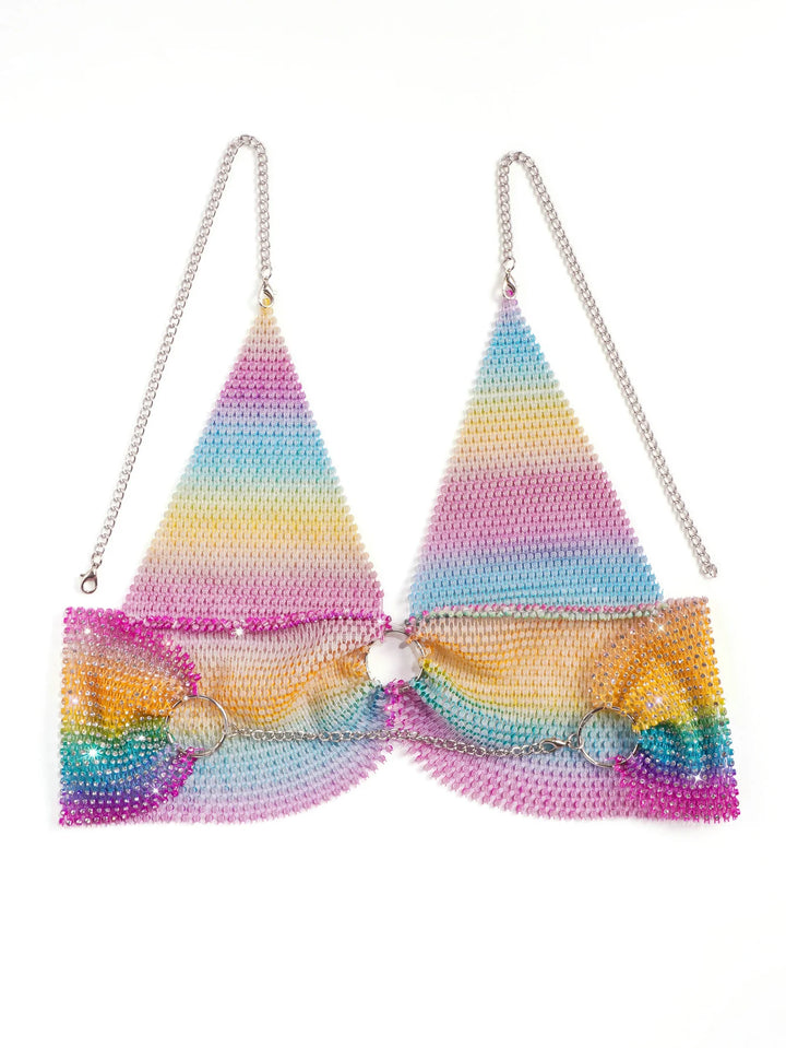 Sexy black White Summer crop top women festival Beach club outfits Party tank top t shirt woman Halter Rhinestones tops topy Hot