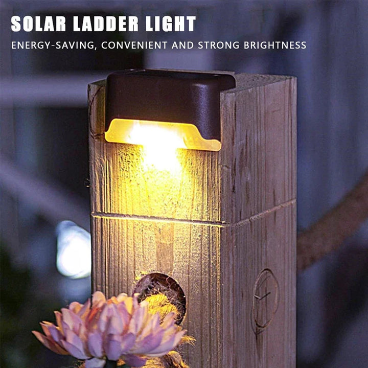 LumiStep™ Solar Stair Lights – Waterproof