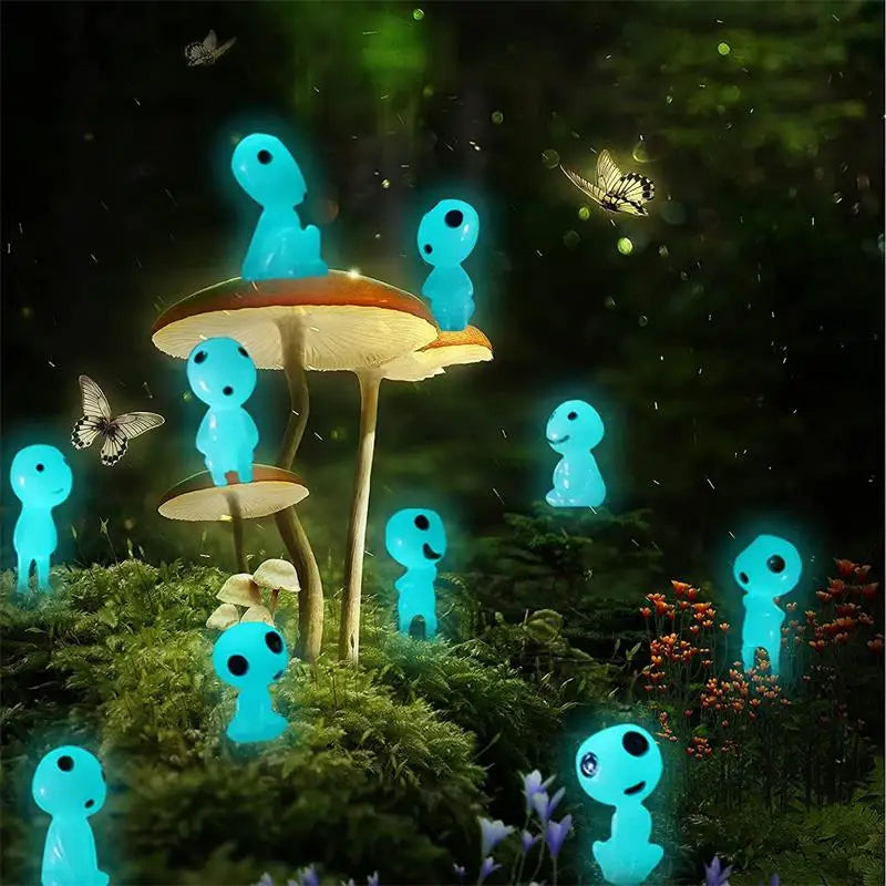 Garden Glow™ Mini-Baumgeistfiguren – 10er-Set für den Außenbereich
