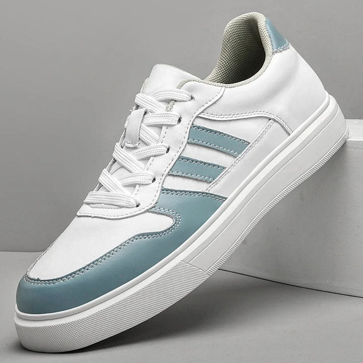 Shoes for Men Four Season Vulcanized Footwear Non-slip Casual Sneakers Fashion New Leather Round Toe Walking shoes tenis jeans