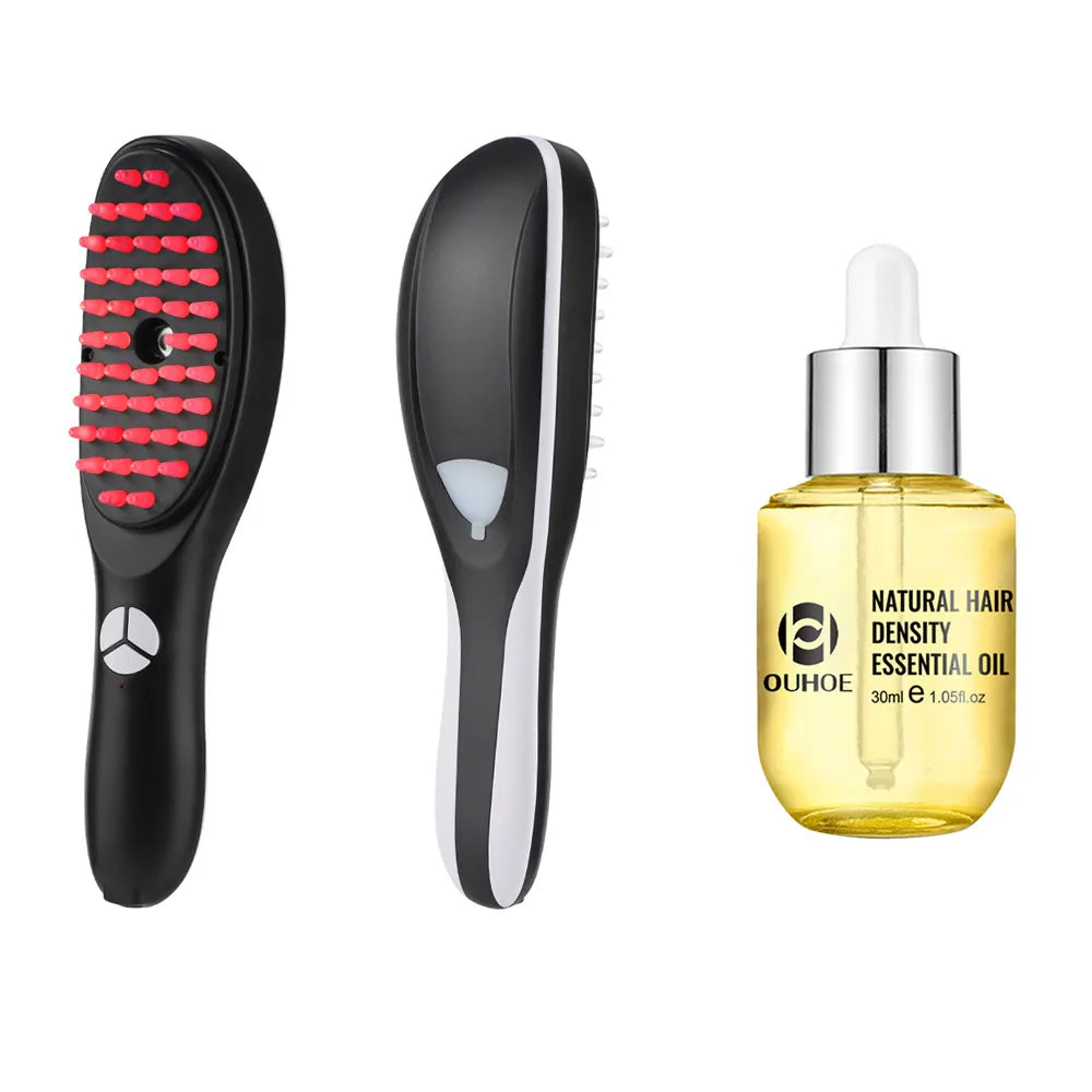 VibraGlow™ LED Hair Growth Comb