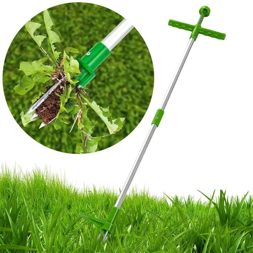 GrassMaster™ Fußpedal-Unkrautentferner mit 3 Krallen