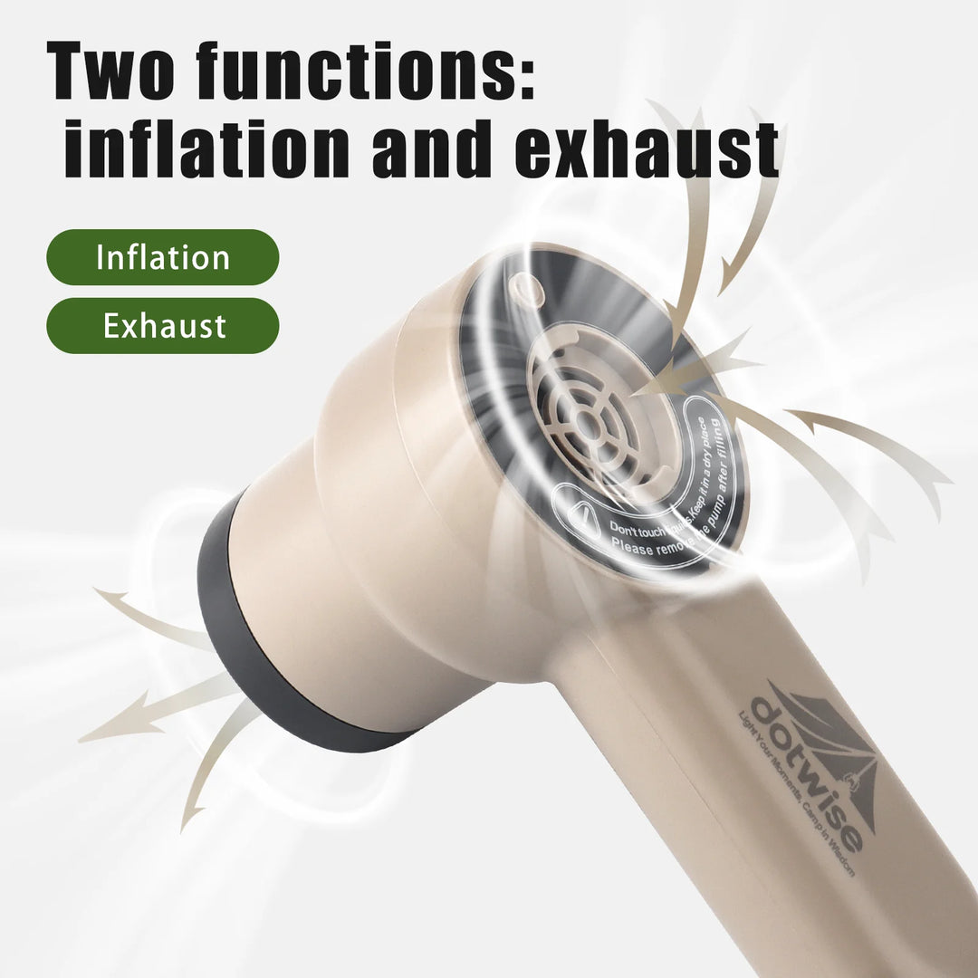 DOTWISE™ High Flow Air Pump – Compact & Portable