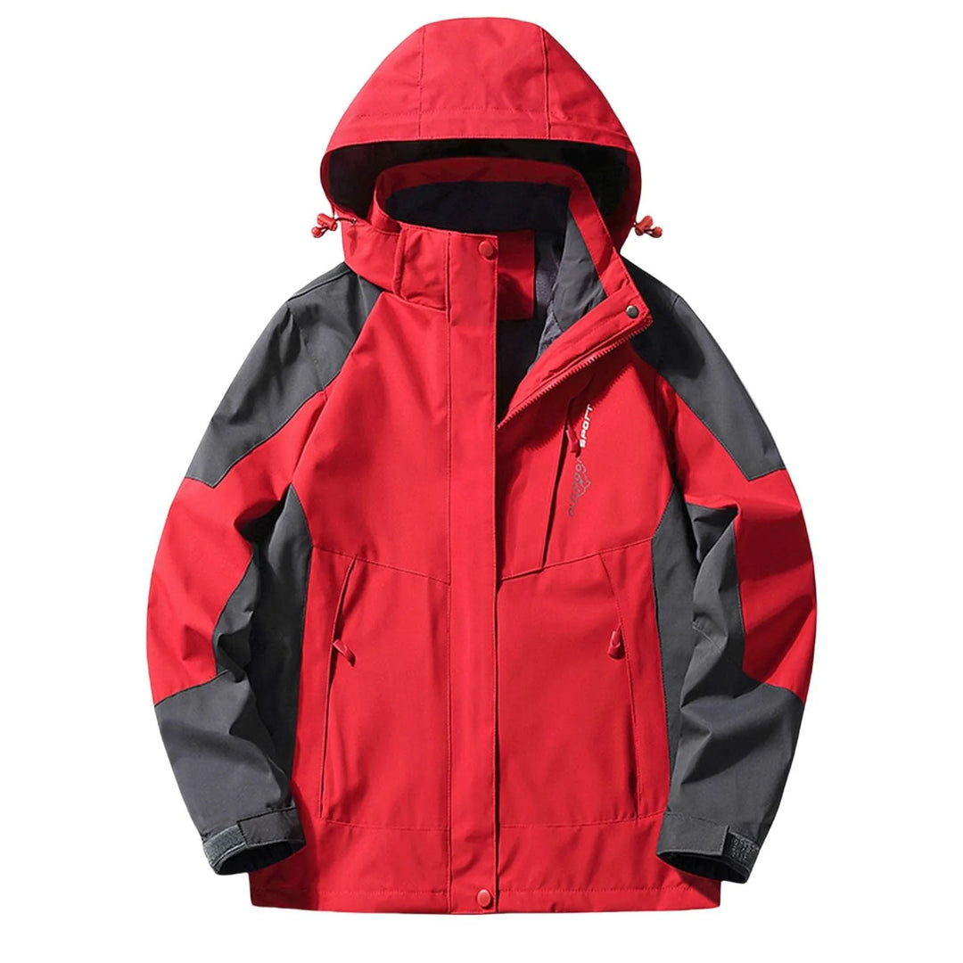 Unisex Hooded Ski Jacket – Waterproof Windproof Winter Snowboard Coat