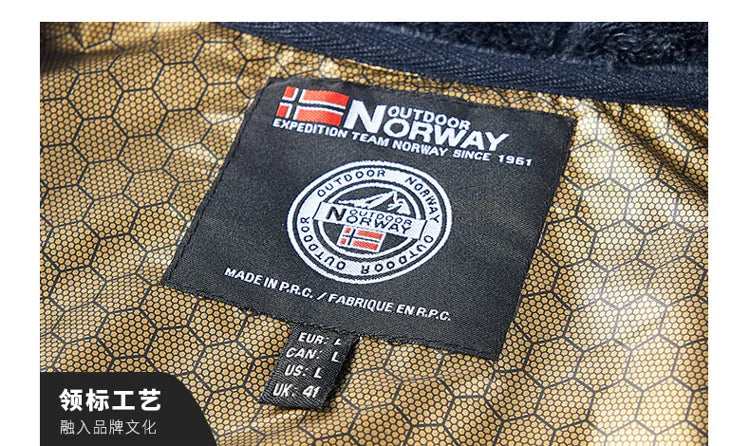 Men’s Hooded Outdoor Jacket – Versatile Autumn & Winter Wear