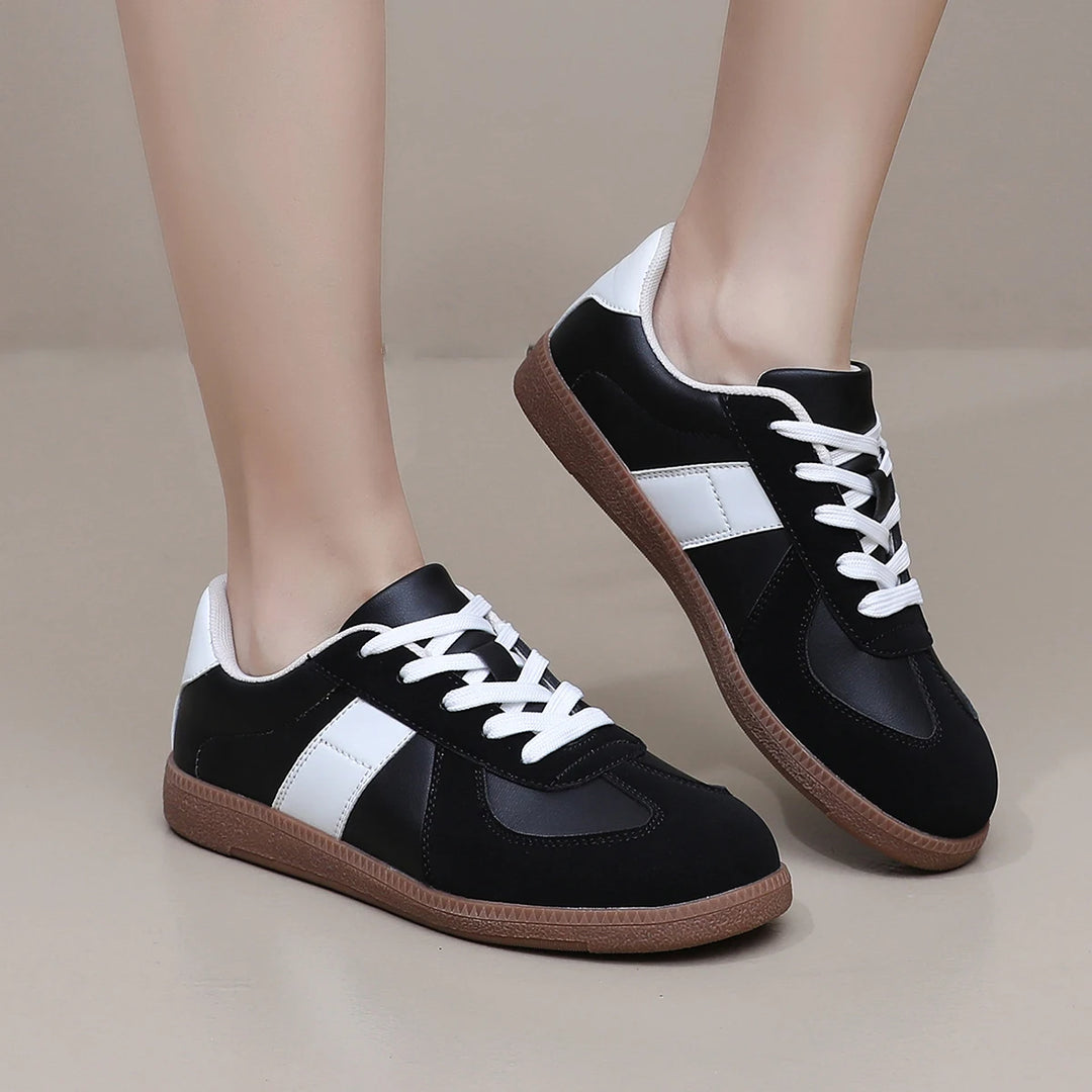 Women’s Casual Breathable Walking Sneakers – Flat Gym Shoes