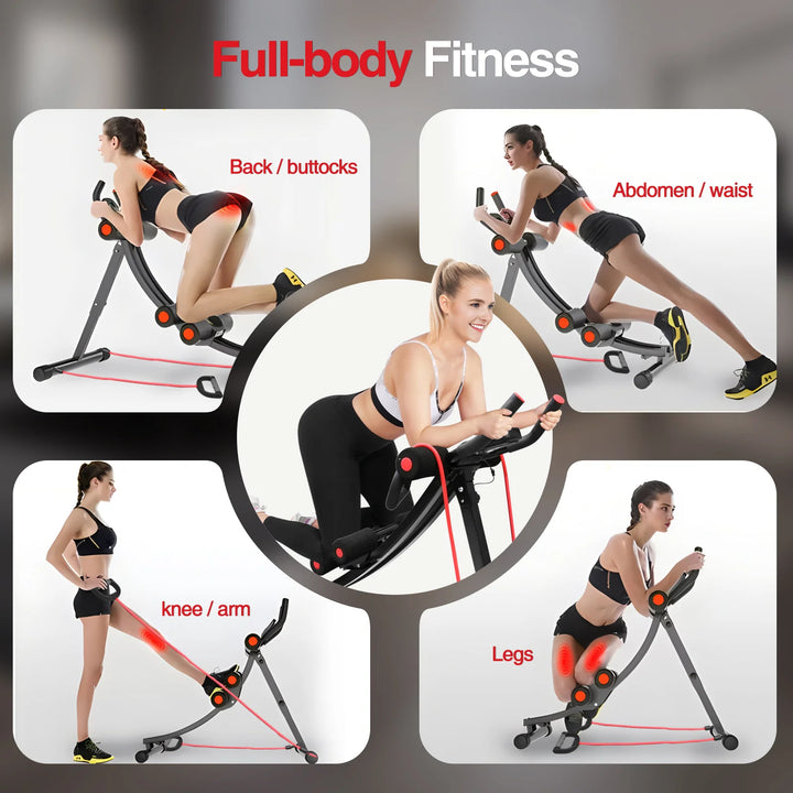 CoreMax™ Foldable Ab Trainer with LCD Display